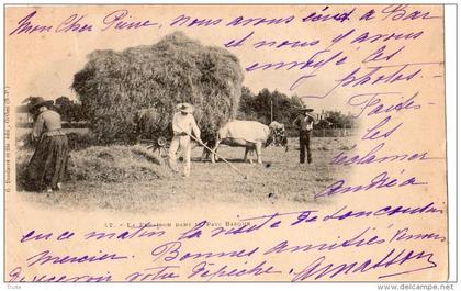 ORTHEZ LA FENAISON DANS LE PAYS BASQUE CARTE PRECURSEUR