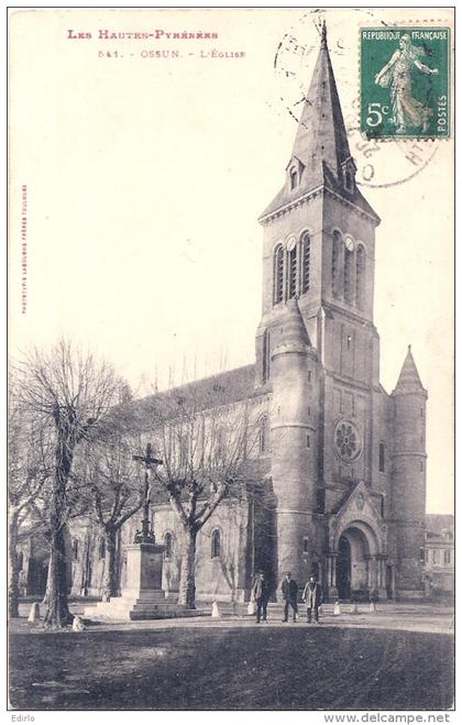 OSSUN  l'église en hiver  TTBE