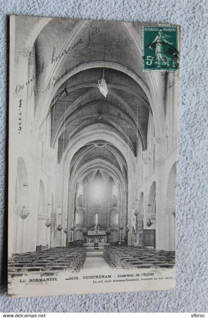 Ouistreham, intérieur de l'église, Calvados 14