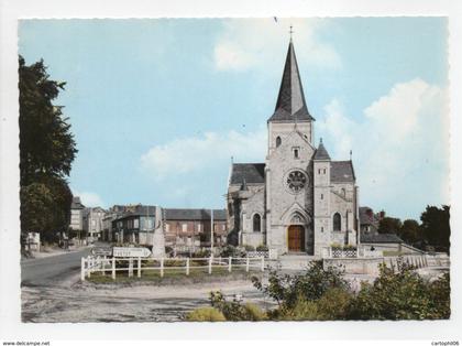 - CPSM OURVILLE-EN-CAUX (76) - L'Eglise 1982 - Photo SPADEM n° 13 -