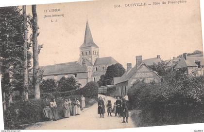 OURVILLE-en-Caux (Seine-Maritime) - Rue du Presbytère