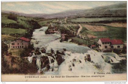 OYONNAX LE SAUT DE CHARMINE STATION ELECTRIQUE