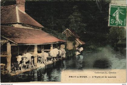 CPA PACY-sur-EURE - L'Eure et le Lavoir (43309)