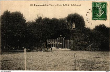 CPA PAIMPONT - La Grotte de N - D. de PAIMPONT (584738)