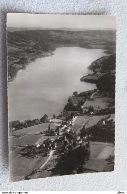 Cpm, Paladru et son lac, vue générale aérienne, Isère 38