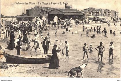 Carte postale ancienne de PALAVAS les FLOTS