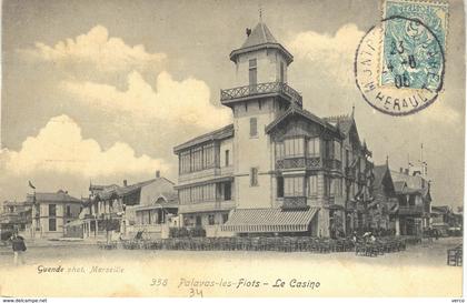 Carte postale ancienne de PALAVAS les FLOTS