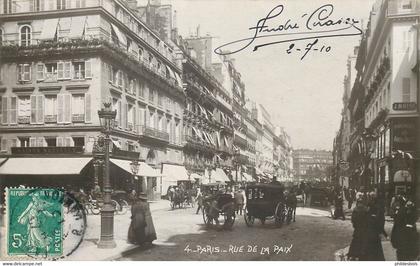 PARIS 01 arrondissement  rue de la paix