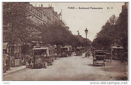 Dép 75 - Autobus - Q878 - Paris - Arrondissement: 02 et Arrondissement: 10 - Boulevard Poissonnière  - bon état