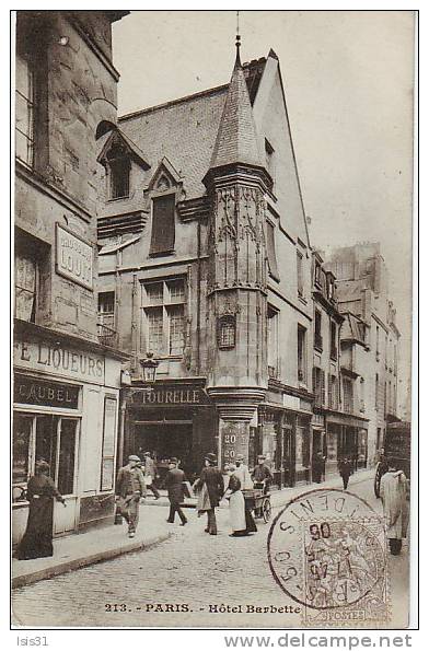 Dép 75 - Q885 - Paris - Arrondissement 03 - Hôtel Barbette - bon état général