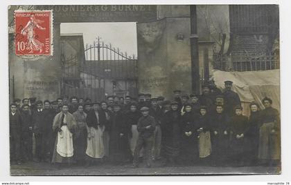 PARIS 04 ARRONDISSEMENT CARTE PHOTO A BOGNIER & G BURNET Mson de VENTE 125 RUE VIEILLE DU TEMPLE INSTRUMENT CHIRURGIE