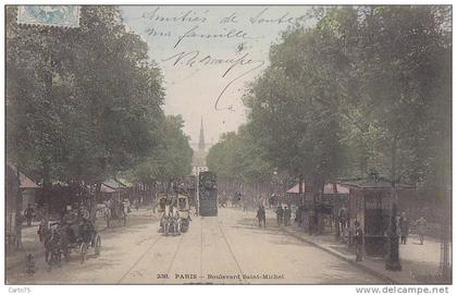 Paris 75006 05 -  Boulevard Saint Michel - Attelages