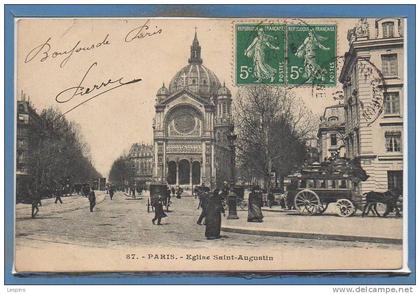 75 - PARIS - Arr. 08 --  Eglise Saint Augustin