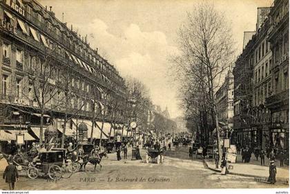 PARIS  09  -   LE BOULEVARD DES CAPUCINES