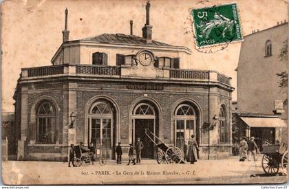 (22/02/25) 75-CPA PARIS - 13ème ARRONDISSEMENT - LA GARE DE LA MAISON BLANCHE