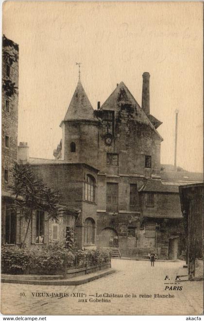 CPA Paris 13e - 10. Le Chateau de la reine Blanche aux Gobelins (56187)