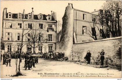 CPA PARIS 18e - Montmartre - Journée du 18 Mars 1871 (82696)