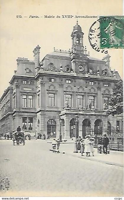 CPA Paris Mairie du XVIIIe Arrondissement