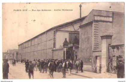 406, (Paris) 19° Arrondissement, Rue des Ardennes, Atelier Niclausse