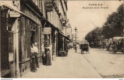 CPA Paris 19e - Boulevard de La Villette (57881)