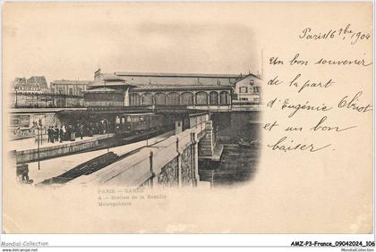 AMZP3-0225-75 - PARIS - gares - station de la bastille métropolitain