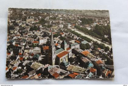 Cpm, Parthenay, vue générale aérienne, Deux Sèvres 79