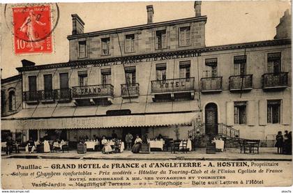 CPA PAUILLAC - Grand hotel de france (192930)