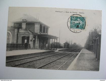 CPA Gare :  Pavilly  -   La gare