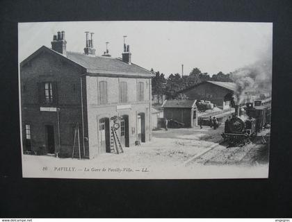 CPA Gare :  Pavilly -    La Gare de Pavilly-Ville