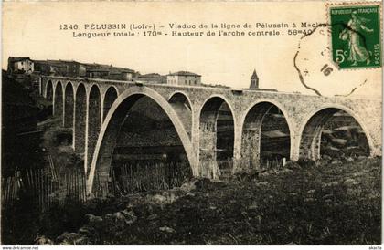 CPA AK PELUSSIN - Viaduc de la Ligne de PELUSSIN a Maclas (578618)