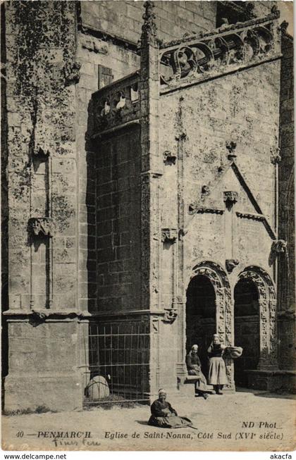 CPA Penmarch - Eglise de Saint-Nonna - Cote Sud (1033367)