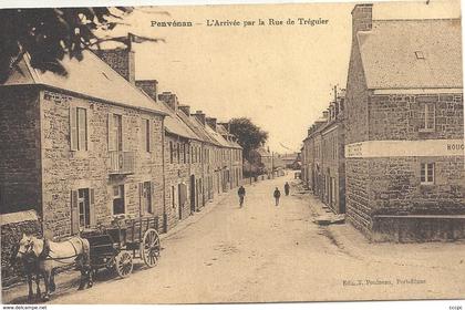 CPA Penvénan l'Arrivée par la Rue de Tréguier