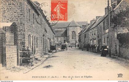 Penvénan        22       Rue de la gare et l'église      (voir scan)