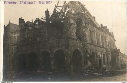 Rathaus Peronne 1917