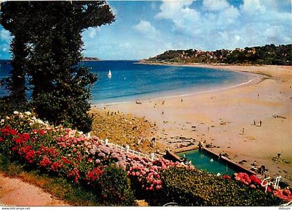 22 - Perros-Guirec - La plage de Trestraou - Fleurs - Flamme Postale de Perros-Guirec - CPM - Voir Scans Recto-Verso