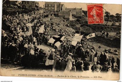 CPA PERROS-GUIREC-Pardon de LA CLARTE la Procession (231154)