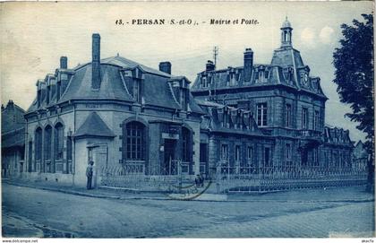 CPA Persan Mairie et Poste (1391316)