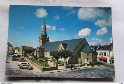 Cpm, l'église de Ploemeur, clocher, Morbihan 56