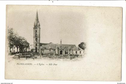 CPA- Carte Postale-France-Plougasnou- L"église -début 1900- VM21022