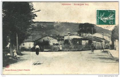 CARTE POSTALE ANCIENNE DE POISSONS  -   ENTREE COTE EST