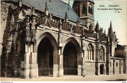 CPA POISSY - Portails de l'Église (102883)