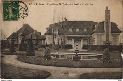 CPA POISSY Propriéte de M.Vanderbilt (806429)