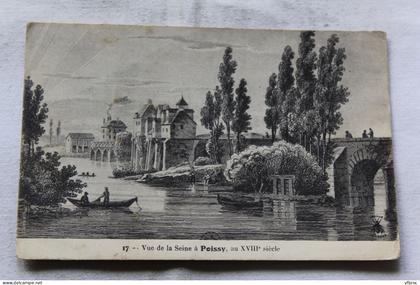 vue de la Seine à Poissy, Yvelines 78