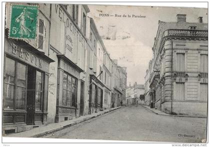 Carte Postale Ancienne de PONS