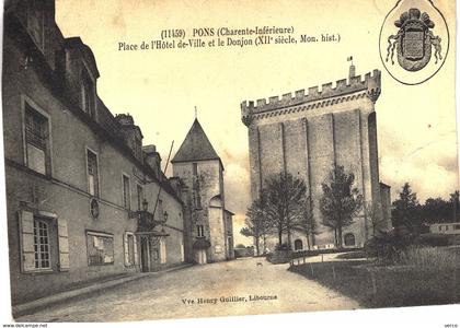 Carte postale ancienne de PONS