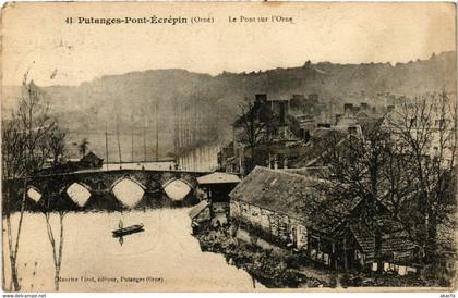 CPA PUTANGES-PONT-Écrépin - Le Pont sur l'Orne (356480)