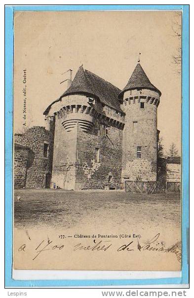 23 - PONTARION --  Château de