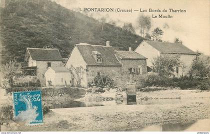 CREUSE  PONTARION  le moulin