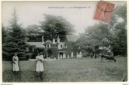 95 - B12522CPA - PONTCELLES - la chataigneraie - Bon état - VAL-D'OISE