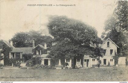 CPA 95 Val d'Oise Piscop Pontcelles La Châtaigneraie (2)